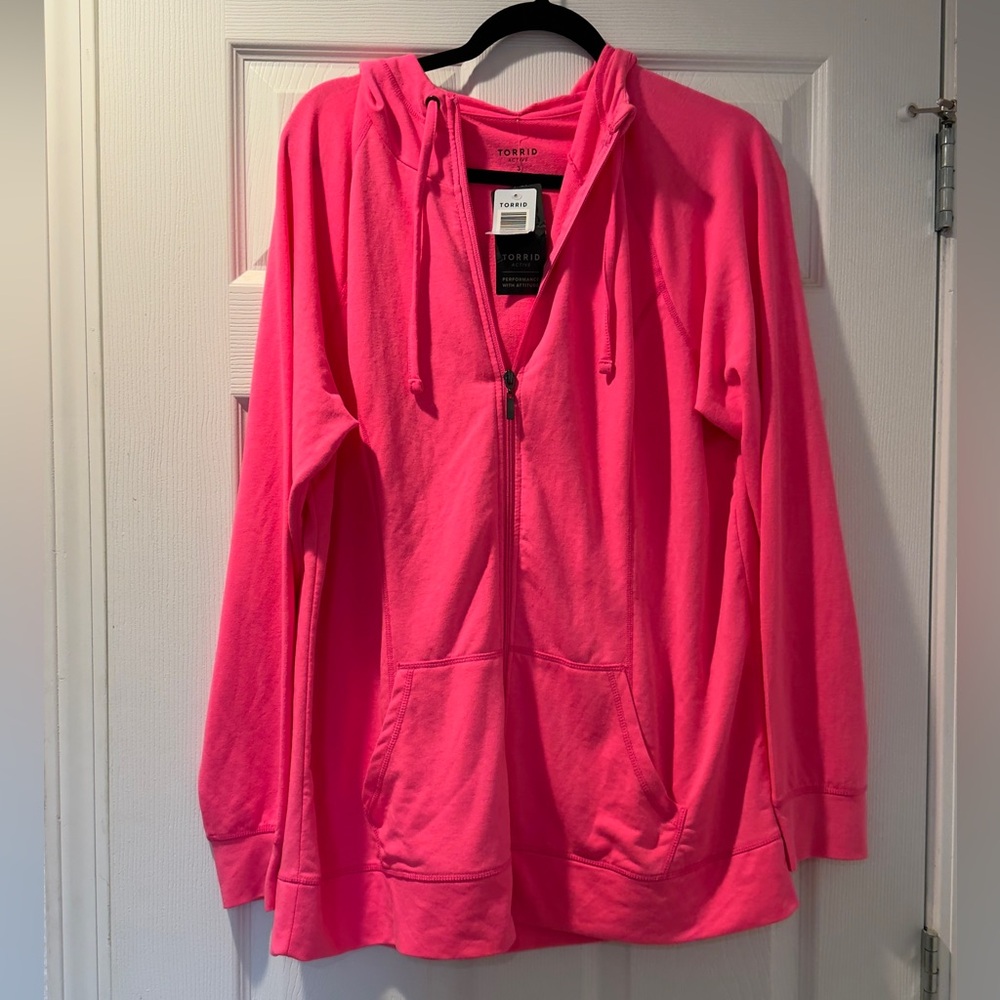 Hot Pink Torrid Active Jacket